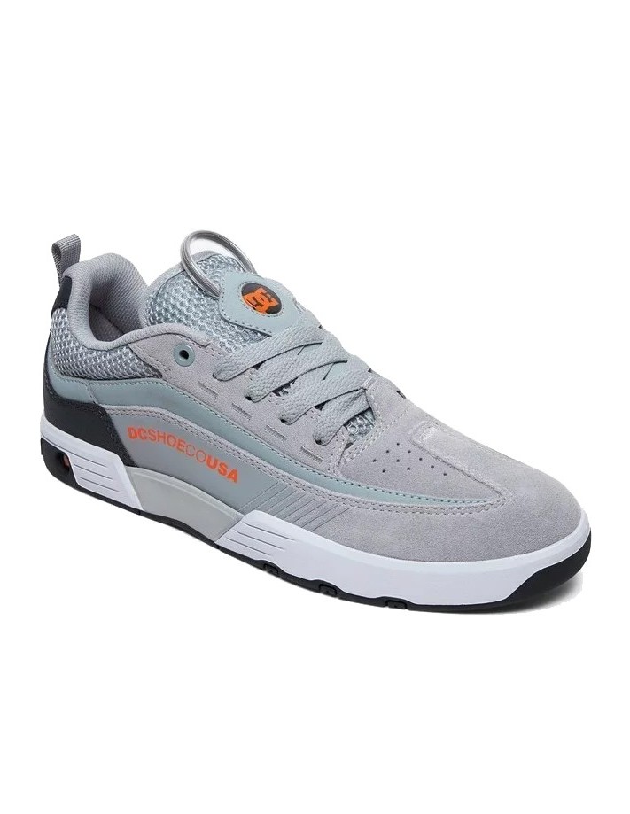 DC SHOES Legacy 98 Slim - Grey/Orange/Grey - Chaussures de skate