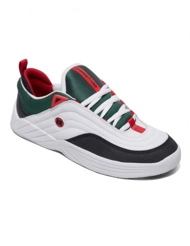 DC SHOES Williams Slim WTK - White/Black/Athletic Red - Chaussures de skate