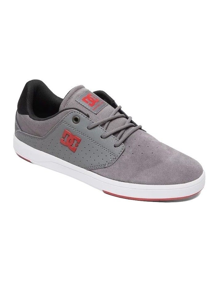 DC SHOES Plaza TC - Grey/Grey/Red - Chaussures de skate