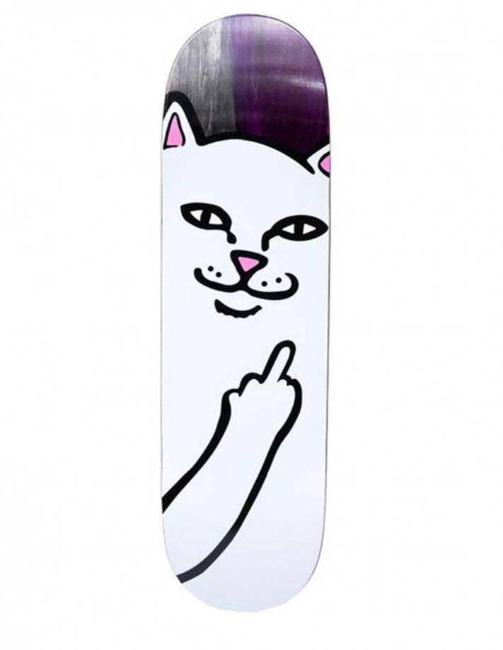 RIPNDIP Lord Nermal 8" Purple/Black - Skateboard Deck