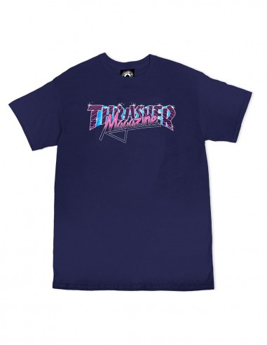 THRASHER Vice Logo - Navy - T-shirt