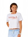 RIP CURL Drifter Crop Tee - Crema - T-shirt