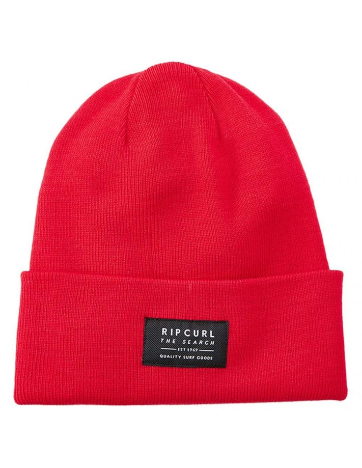 RIP CURL Crusher Tall Beanie - Red - Bonnet