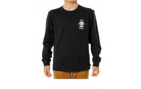 RIP CURL Search Icon L/S Tee - Black - T-shirt à manches longues Kids