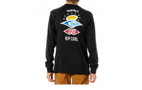 RIP CURL Search Icon L/S Tee - Black - T-shirt à manches longues Kids (dos)