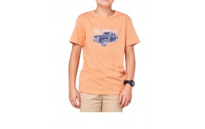 RIP CURL Klaxon Tee - Washed Peach - T-shirt