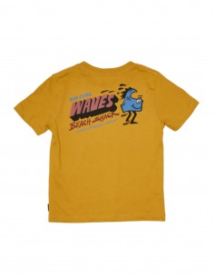 RIP CURL Mr. Wavey Tee - Mustard - T-shirt (dos)