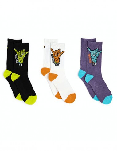 RIP CURL - Shaka 3 Packs Socks  Boys - Chaussettes de Skate Kids (pack)