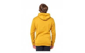 RIP CURL Horizon Hood Fleece - Mustard - Sweat à Capuche (dos)