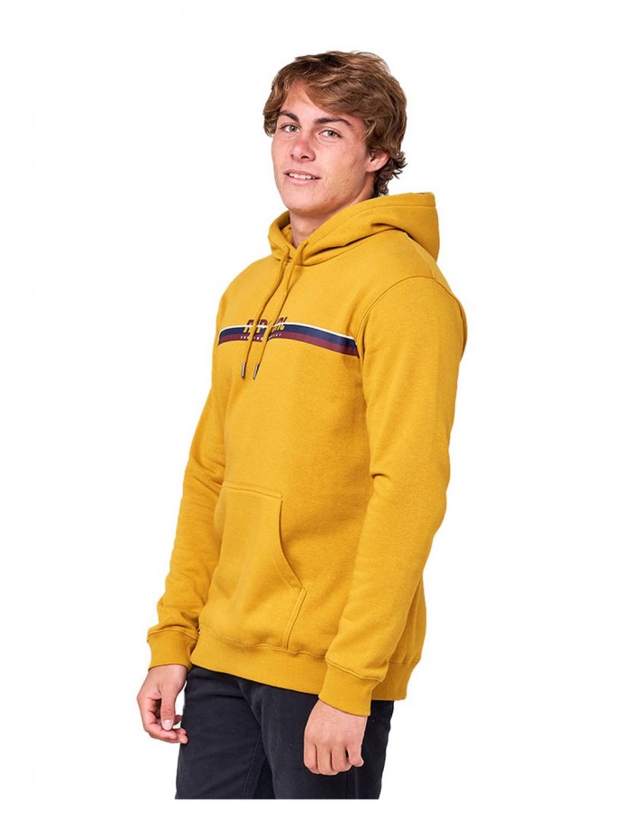 RIP CURL Horizon Hood Fleece - Mustard - Sweat à Capuche RIP CURL Horizon Hood Fleece - Mustard - Sweat à Capuche