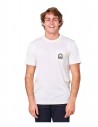 RIP CURL Horizon Badge - Bone - T-shirt