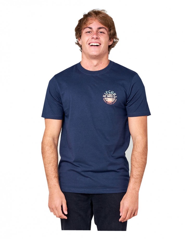 RIP CURL Down the Line - Navy - T-shirt