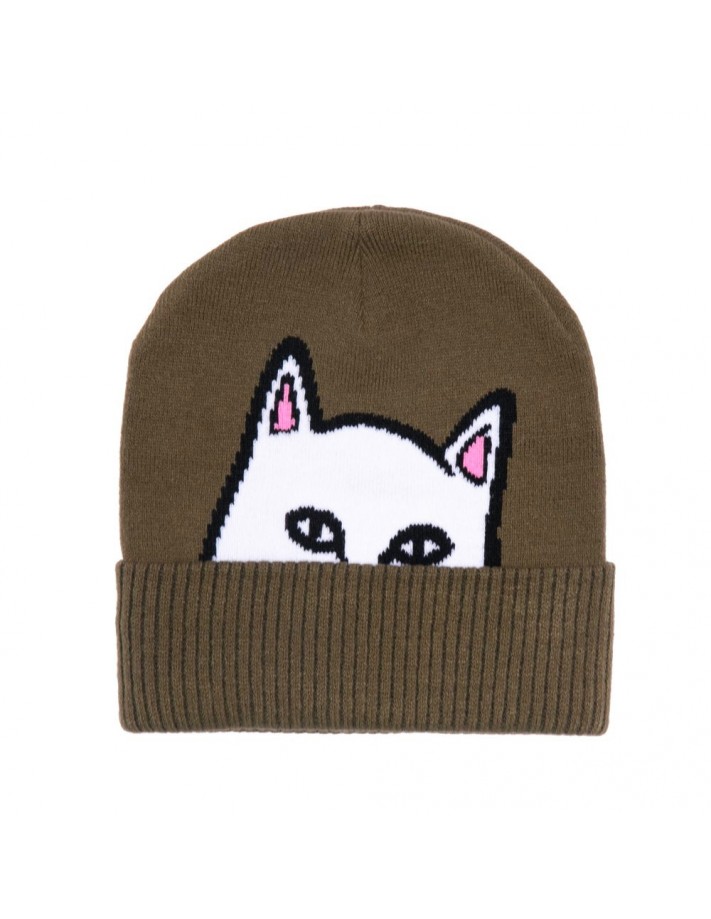 RIPNDIP Peeking Nermal Beanie - Forest - Bonnet