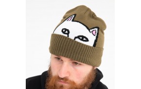 RIPNDIP Peeking Nermal Beanie - Forest - Bonnet