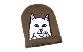 RIPNDIP Peeking Nermal Beanie - Forest - Bonnet