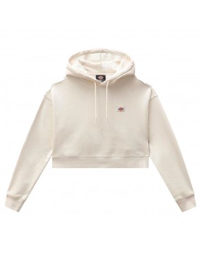 DICKIES Oakport Cropped - Ecru - Sweat à Capuche