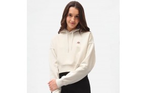 DICKIES Oakport Cropped - Ecru - Sweat à Capuche (femmes)