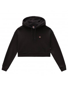 DICKIES Oakport Cropped - Noir - Sweat à Capuche