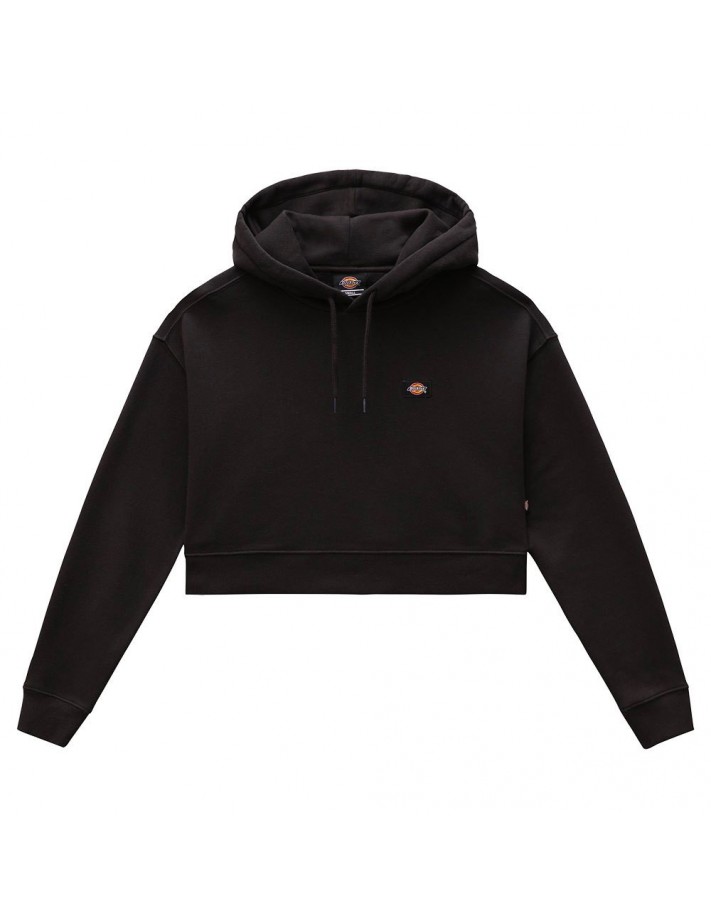 DICKIES Oakport Cropped - Noir - Sweat à Capuche