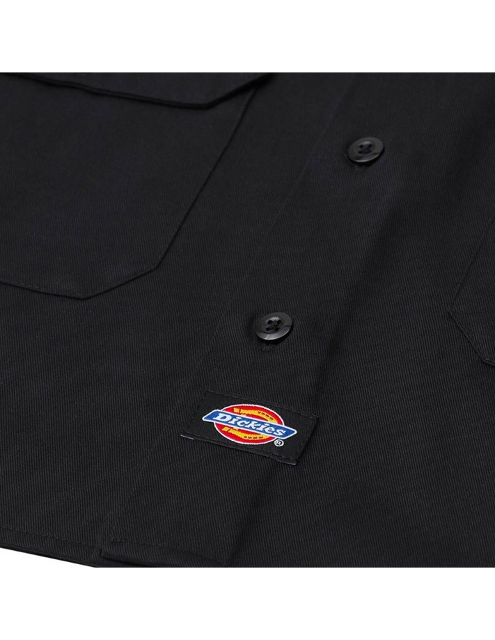 DICKIES Work Shirt Noir Chemise à manches courtes