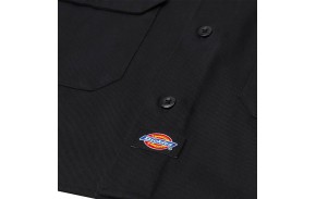 DICKIES Work Shirt - Noir - Chemise à manches courtes (logo)