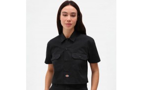 DICKIES Work Shirt - Noir - Chemise à manches courtes (femmes)
