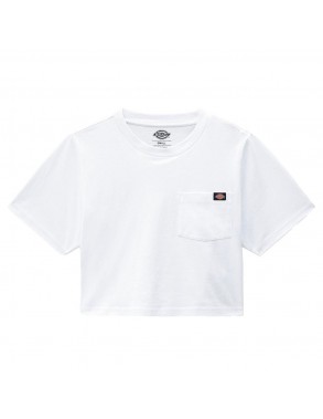 DICKIES Porterdale - Blanc - T-shirt Croptop