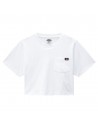 DICKIES Porterdale - Bianco - Maglietta croptop