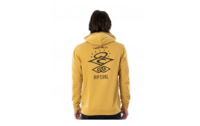 RIP CURL Search Icon - Mustard - Hoodie - back