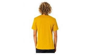 RIP CURL Klaxon Tee - Mustard - T-shirt de dos