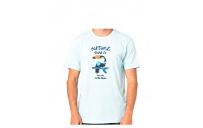 RIP CURL Destination Animals - Light Blue - T-shirt -face