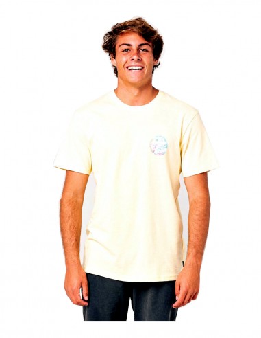 RIP CURL Wetty Party Tee - Pale Yellow - T-shirt - avant
