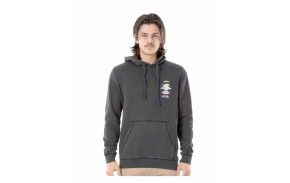 RIP CURL Search Icon - Washed Black - Hoodie - front