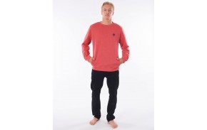 RIP CURL Original Surfers Crew - Washed Red - Crewneck