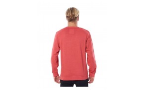 RIP CURL Original Surfers Crew - Washed Red - Crewneck back