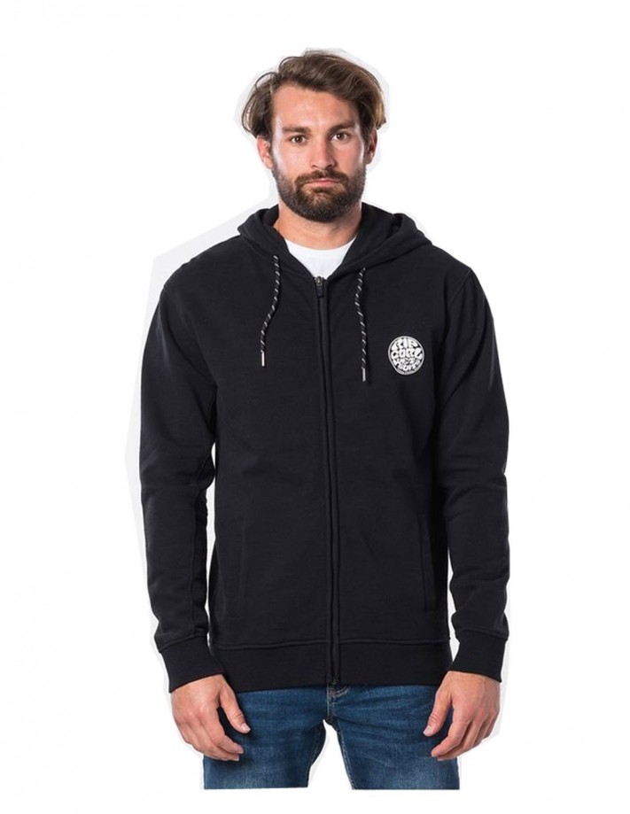 RIP CURL Original Weety Zip - Black - Hoodie - face