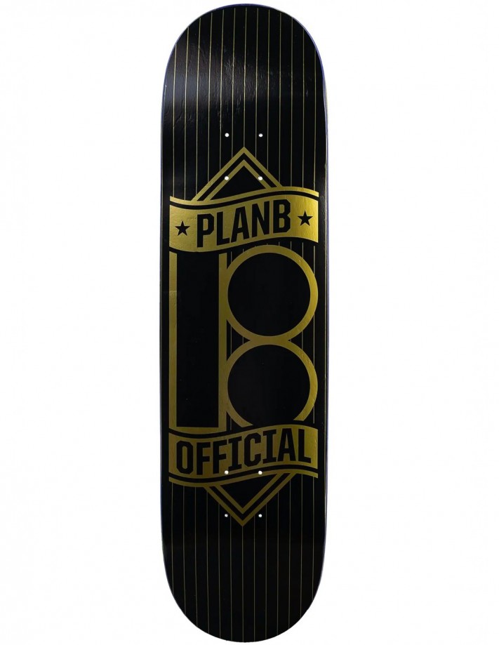 Skate deck PLAN B Banner Gold 8.375