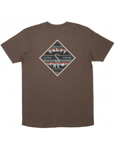 SALTY CREW Tippet Refuge - Coal - T-shirt
