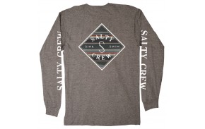 SALTY CREW Tippet Refuge - Heather Charcoal - T-shirt à manches longues (dos)