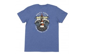 SALTY CREW Beacon Standard - Bleu - T-shirt (dos)