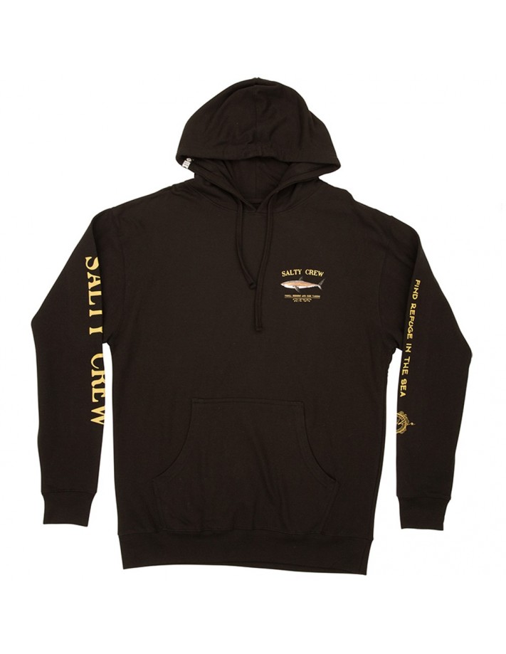 SALTY CREW Bruce Hood Fleece - Noir - Sweat à capuche