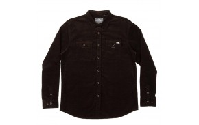 SALTY CREW Woodsman - Noir - Chemise en velours côtelé