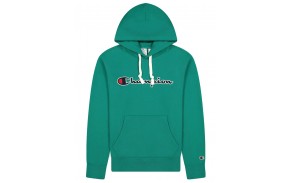 CHAMPION Rochester Logo - Vert - Sweat à capuche