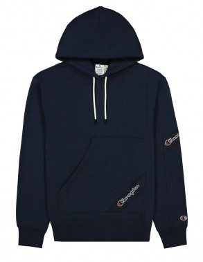 CHAMPION Rochester asymétrique - Bleu marine - Sweat à capuche