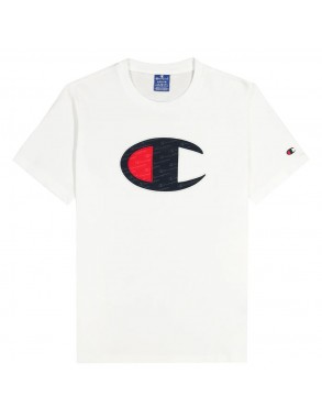 CHAMPION Rochester à logo C - Blanc - T-shirt