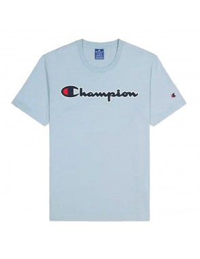 CHAMPION Rochester Logo - Bleu - T-shirt