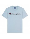 CHAMPION Rochester Logo - Blauw - T-shirt