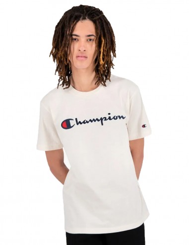CHAMPION Logo - Off white - T-shirt