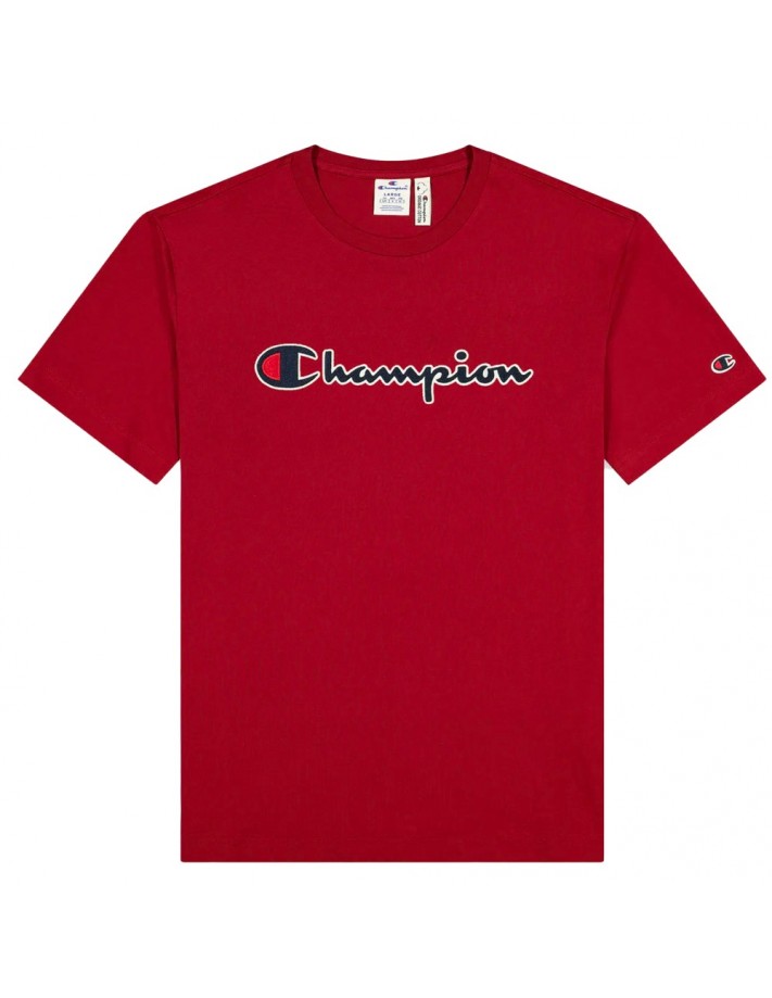 CHAMPION Rochester Logo - Bordeaux - T-shirt