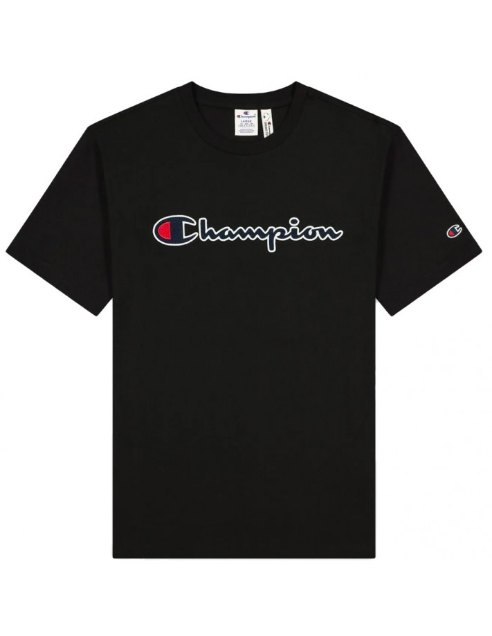 CHAMPION Rochester Logo - Noir - T-shirt